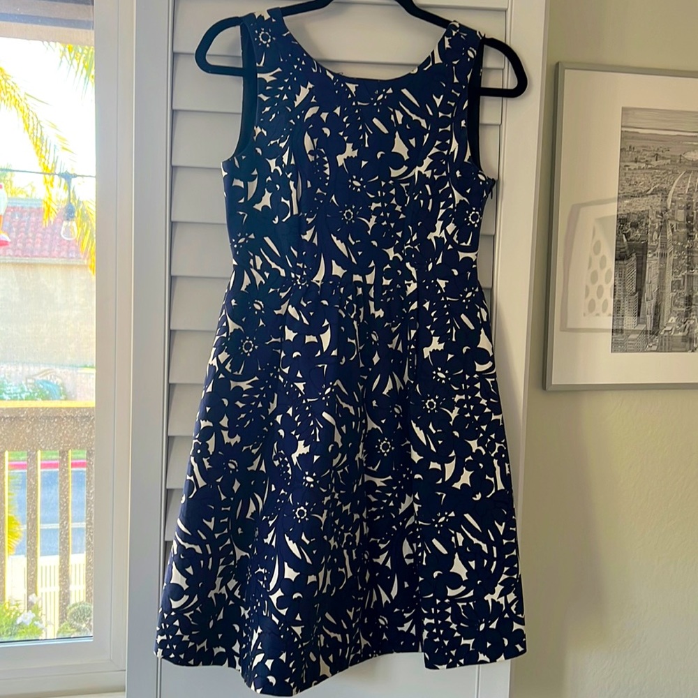 Zara blue flowers dress size small